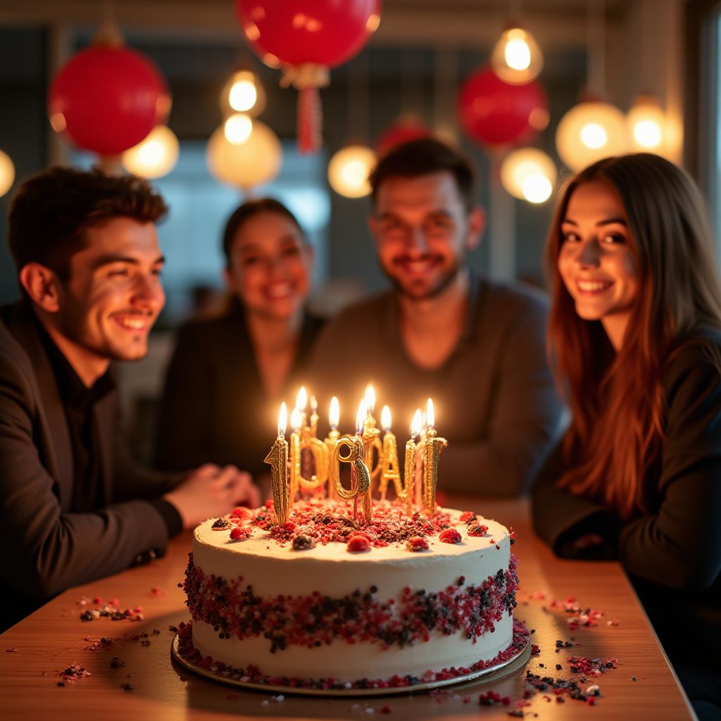 Comemoração de aniversário da empresa